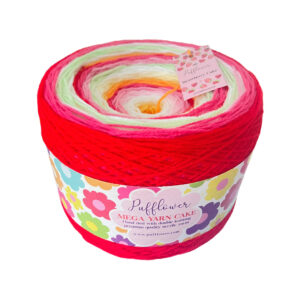 Strawberry cake 1500 metres double knitting mega yarn cake